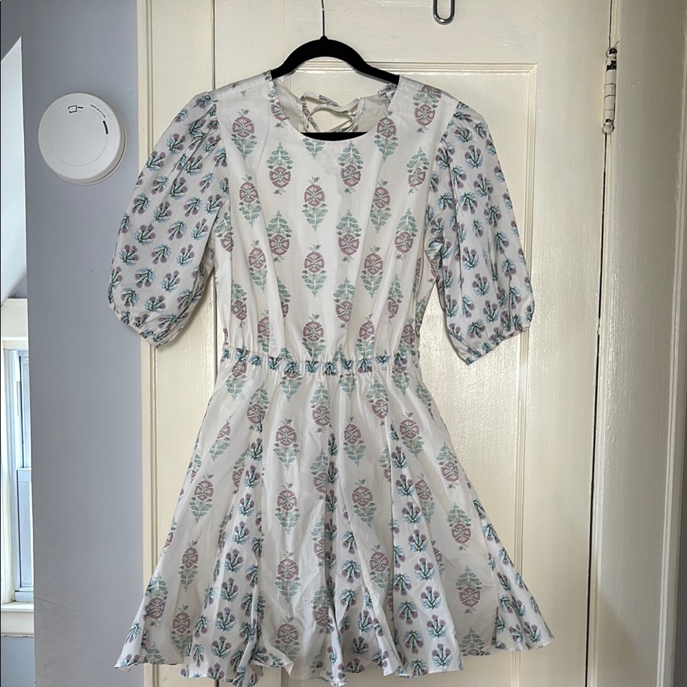 ChristianLaCroix Floral White Dress